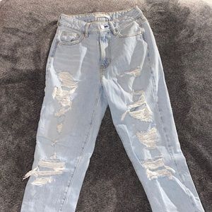 light washed mom jeans from PacSun